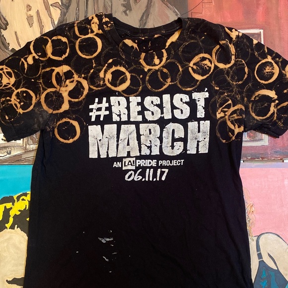 2017 LA Pride #RESIST March T Shirt - Picture 3 of 13